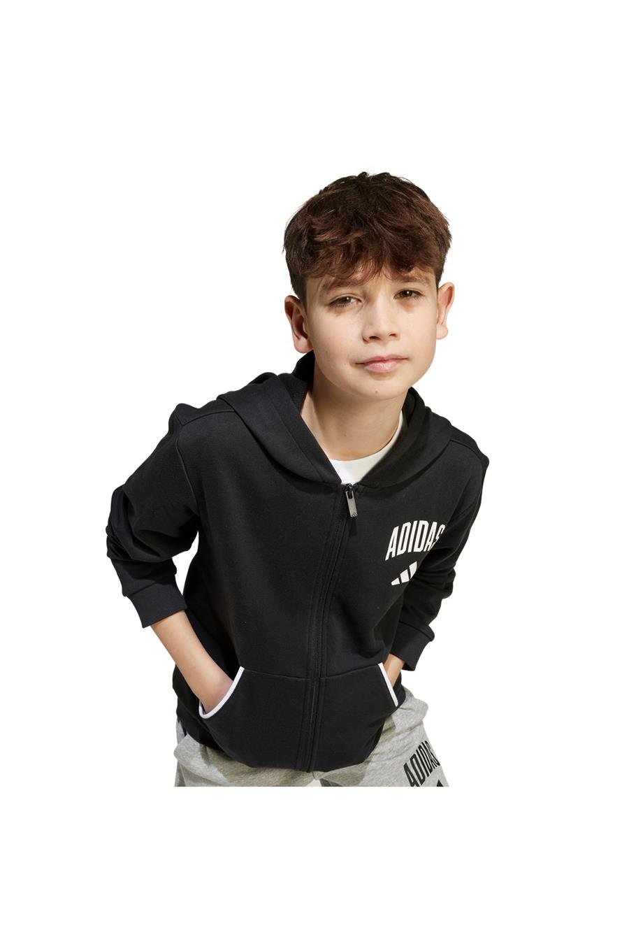 adidas Çocuk  Siyah  Ceket J CLGT FT FZ JM1534