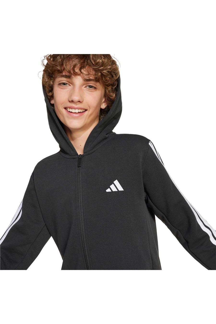 adidas  Çocuk Siyah  Eşofman J 3S FT TS 220 JD6505