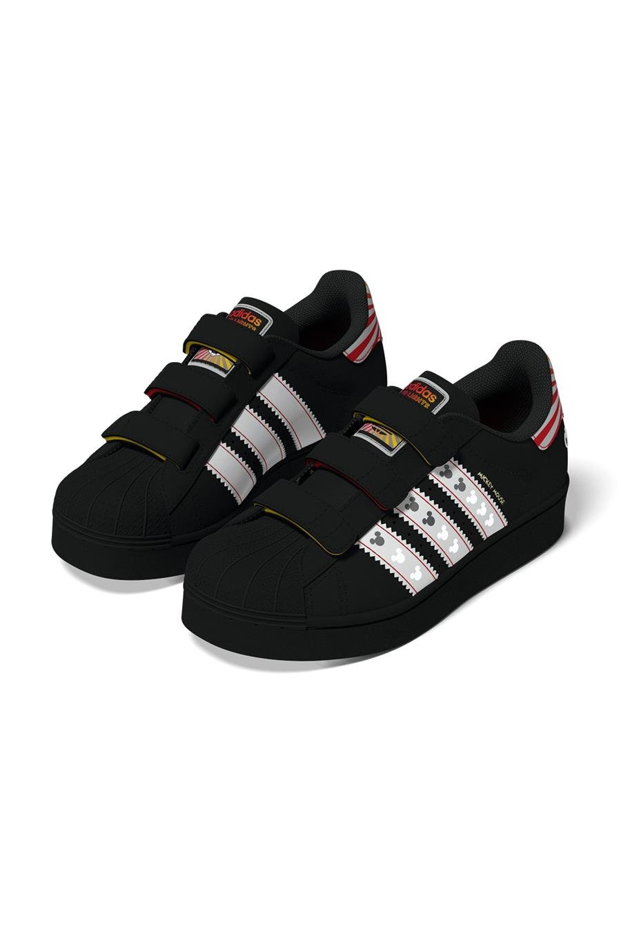 adidas Çocuk  Siyah  Sneaker SUPERSTAR LED LIGHTS CF C JP8087