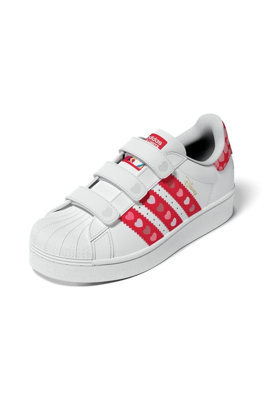 adidas Çocuk  Siyah  Sneaker SUPERSTAR LED LIGHTS CF C KK1295