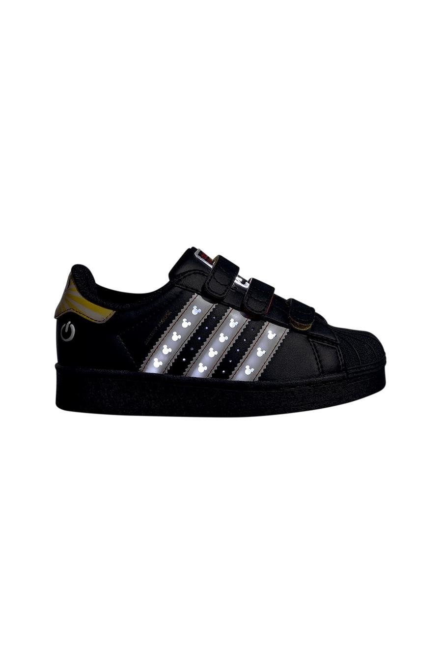 adidas Çocuk  Siyah  Sneaker SUPERSTAR LED LIGHTS CF C JP8087
