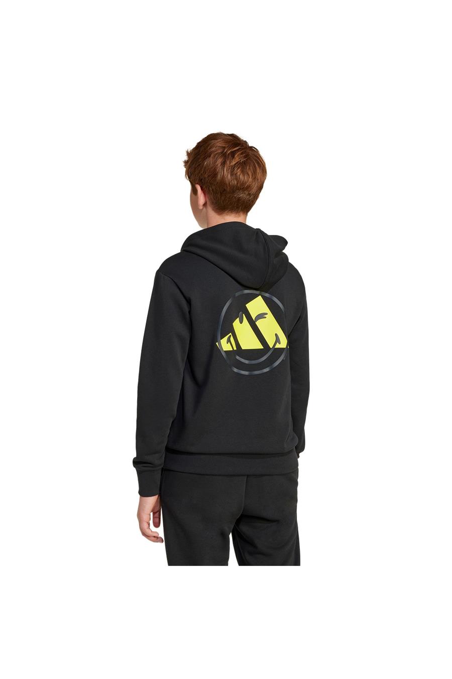 adidas Çocuk  Siyah  Sweatshirt J SMI HOODIE JJ3072