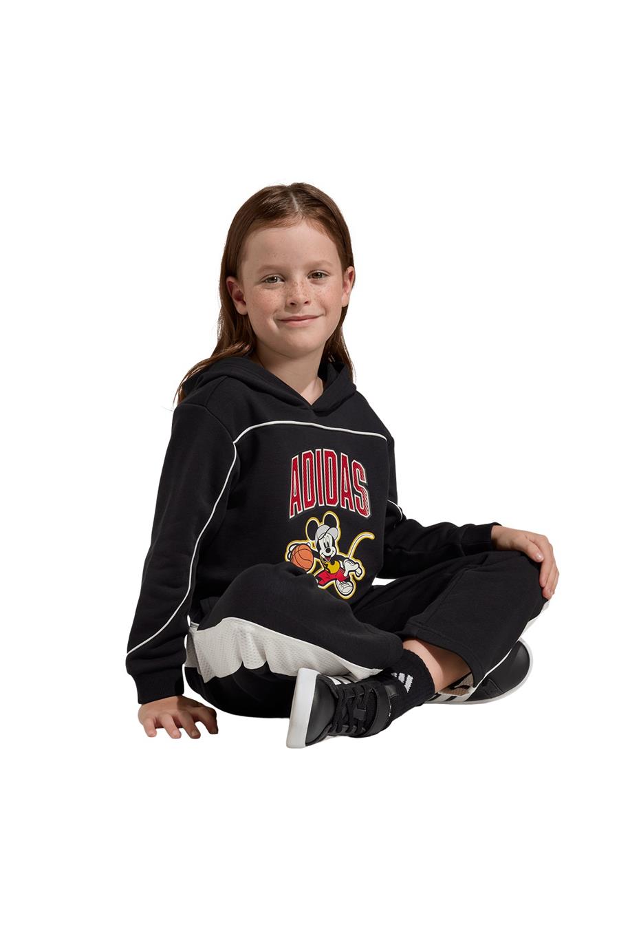 adidas Çocuk  Siyah  Sweatshirt LK DY MM HD SWT JZ7670