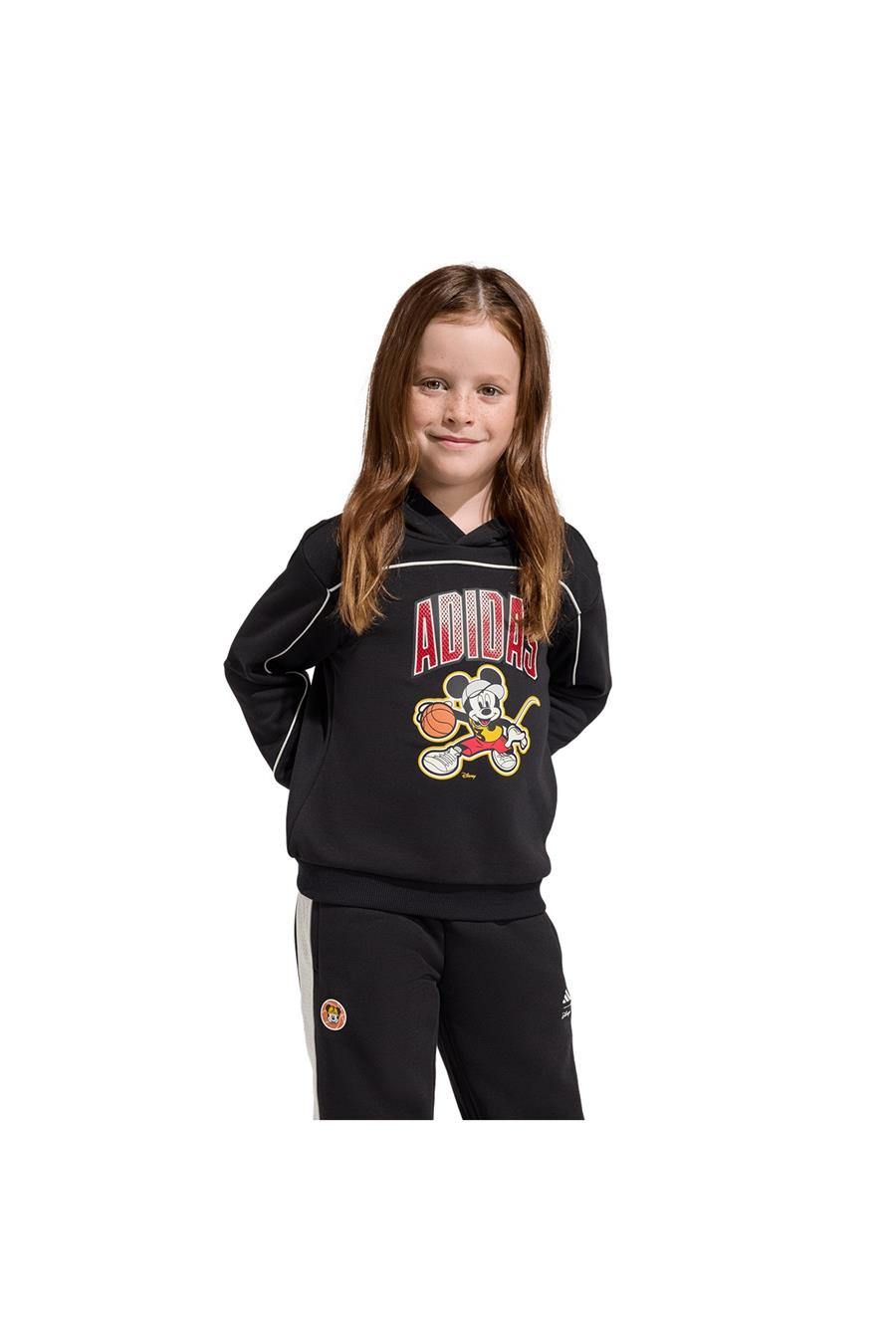 adidas Çocuk  Siyah  Sweatshirt LK DY MM HD SWT JZ7670