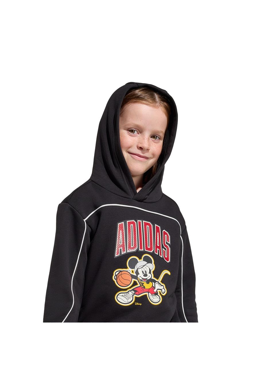 adidas Çocuk  Siyah  Sweatshirt LK DY MM HD SWT JZ7670