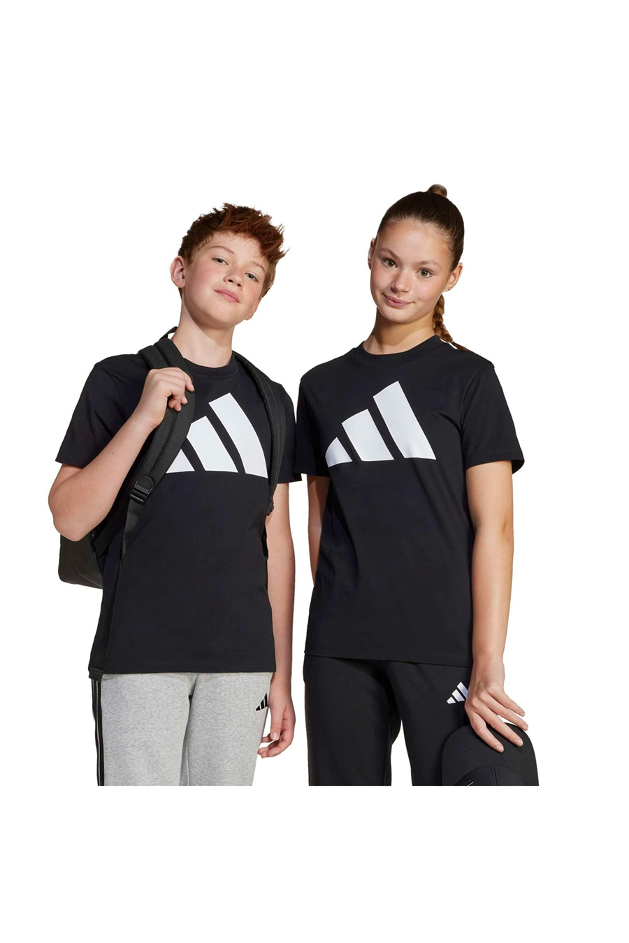 adidas Çocuk  Siyah  T-shirt J BL TEE 160 JC9660