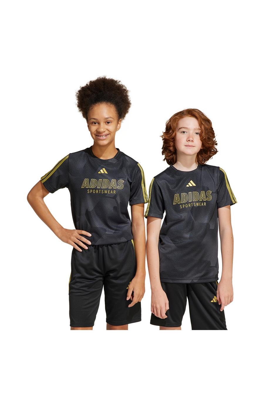 adidas Çocuk  Siyah  T-shirt J HOT COF TEE JI6183