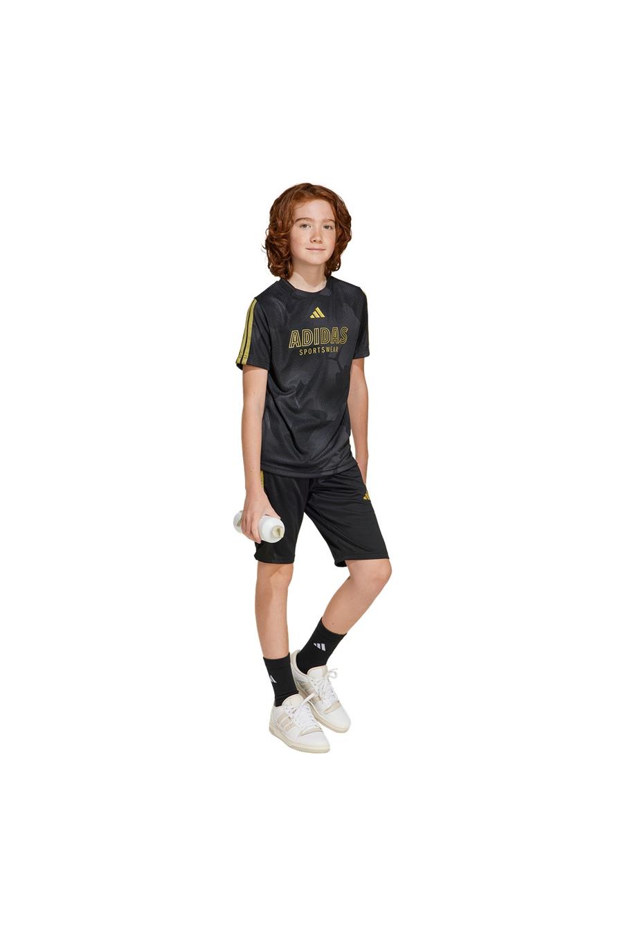 adidas Çocuk  Siyah  T-shirt J HOT COF TEE JI6183