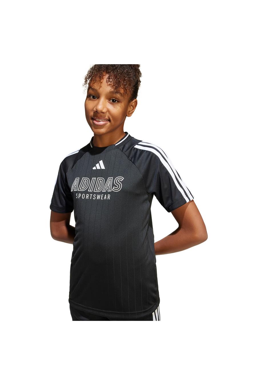 adidas Çocuk  Siyah  T-Shirt J HOT TEE JI6178