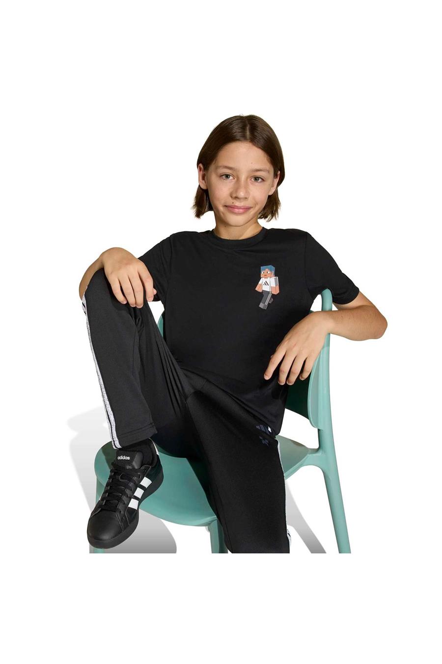 adidas  Çocuk Siyah  T-shirt J MC TR TEE KD0980