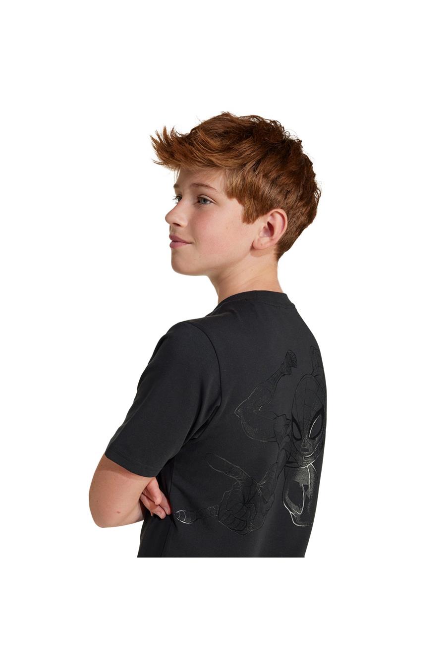 adidas Çocuk  Siyah  T-shirt J MRVL SM GFX T JF3638