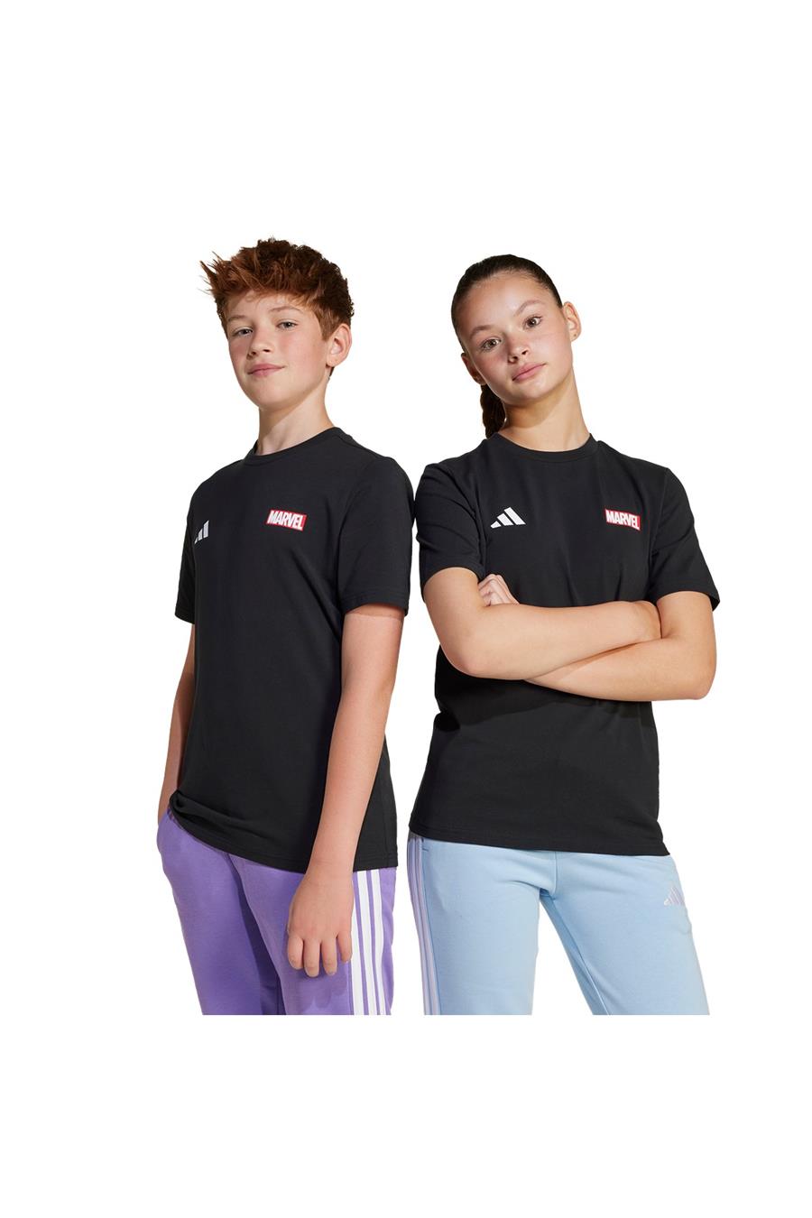 adidas Çocuk  Siyah  T-shirt J MRVL SM GFX T JF3638