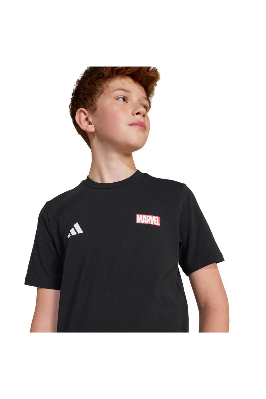 adidas Çocuk  Siyah  T-shirt J MRVL SM GFX T JF3638