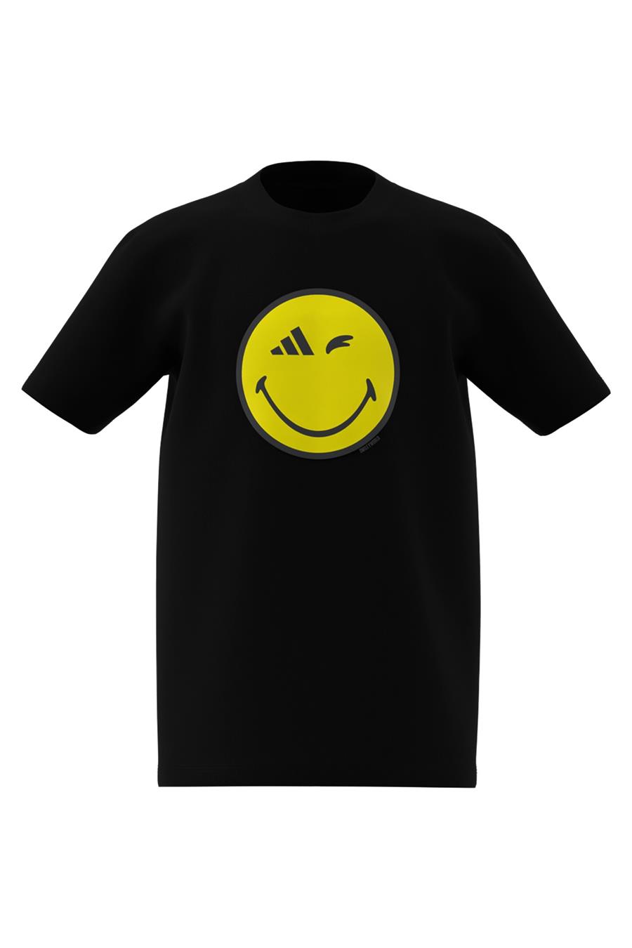 adidas Çocuk  Siyah  T-Shirt J SMI TEE JC7581