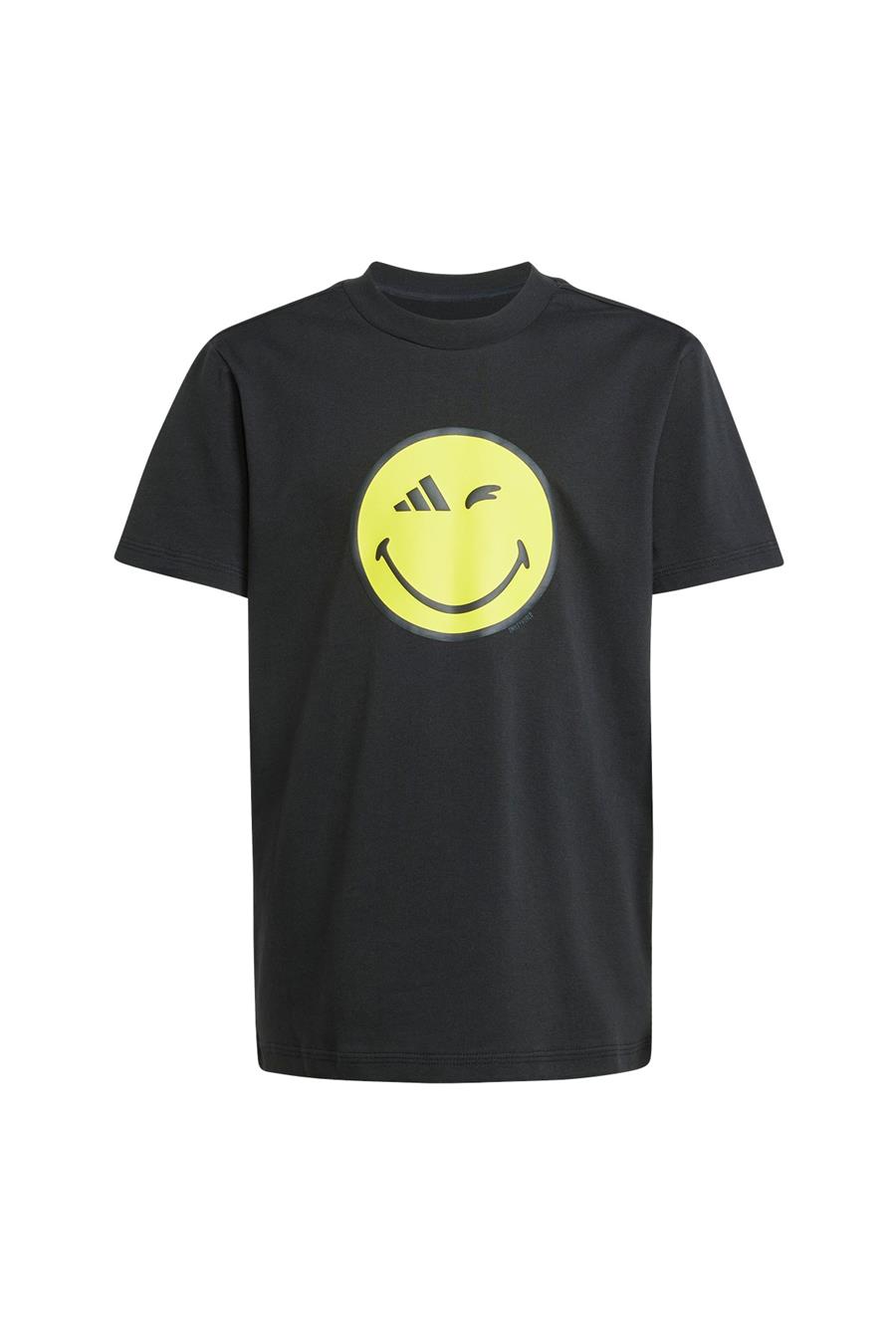 adidas Çocuk  Siyah  T-Shirt J SMI TEE JC7581