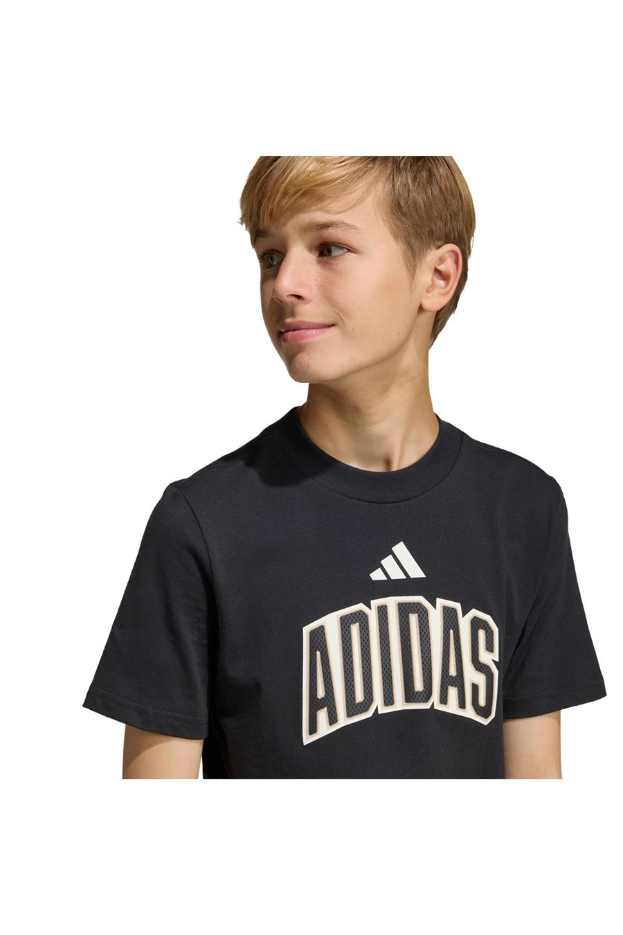 adidas Çocuk  Siyah  T-shirt J STD GFX TEE KC4641