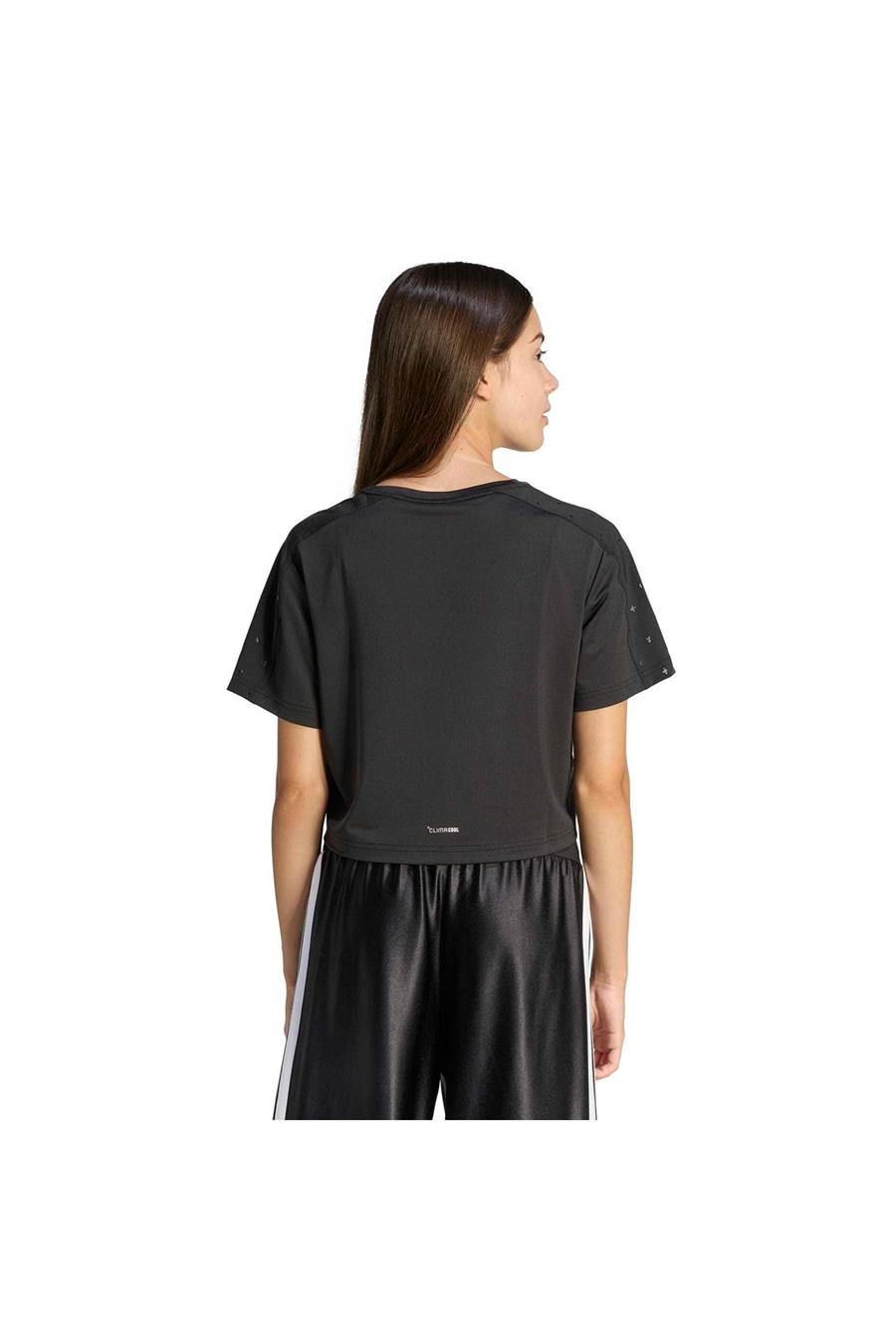 adidas  Çocuk Siyah  T-shirt JG GLAM TEE KB7027