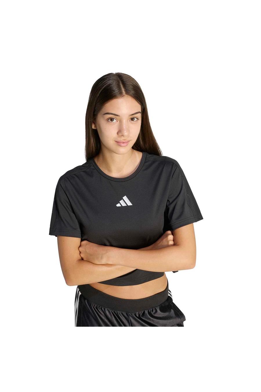 adidas  Çocuk Siyah  T-shirt JG GLAM TEE KB7027