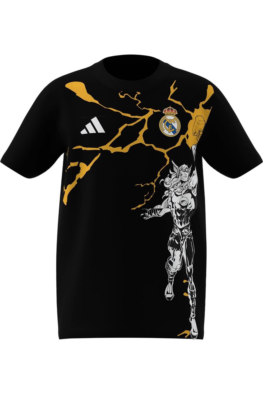 adidas Çocuk  Siyah  T-shirt REAL MARVEL TEY JY5856