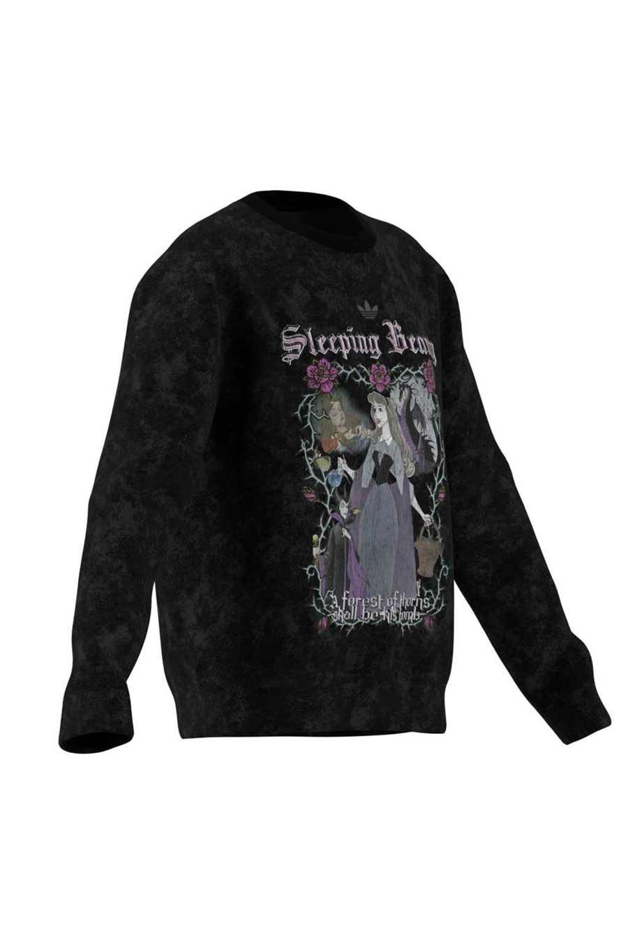 adidas Çocuk Sweatshirt ADIDAS DISNEY VILLAINS LOOSE WASHED GFX CREW Sweatshirt KQ6084
