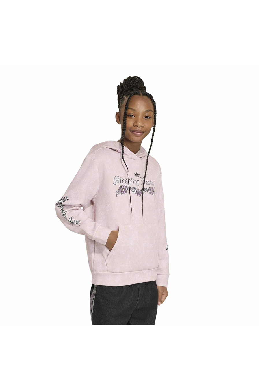 adidas Çocuk Sweatshirt ADIDAS DISNEY VILLAINS LOOSE WASHED GFX HOODIE KR4653