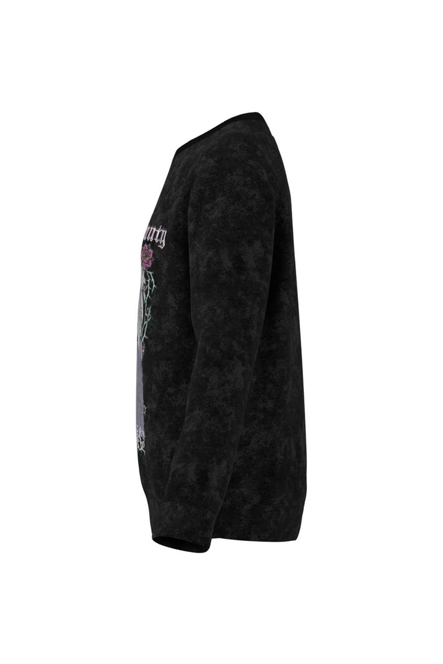 adidas Çocuk Sweatshirt ADIDAS DISNEY VILLAINS LOOSE WASHED GFX CREW Sweatshirt KQ6084