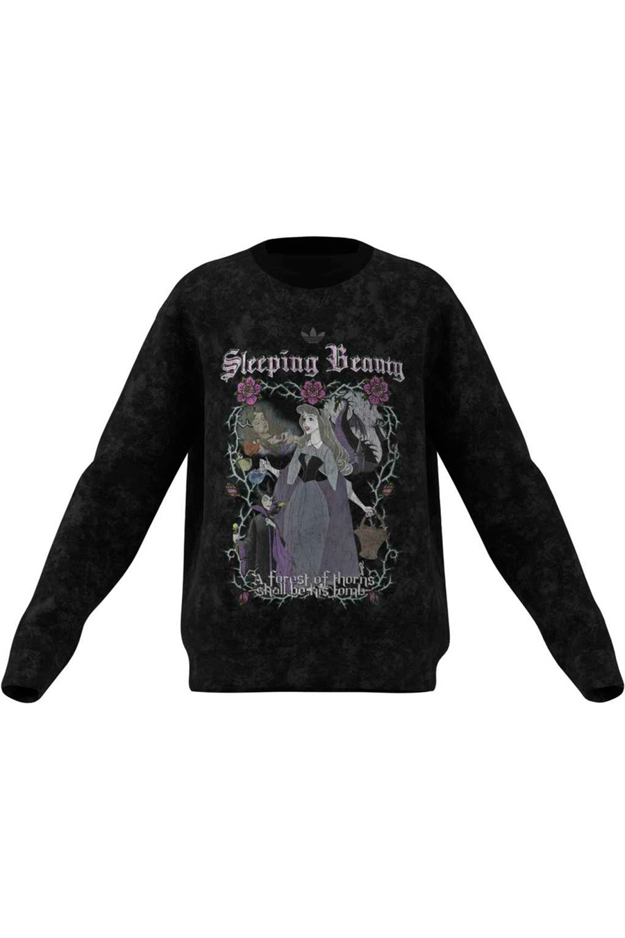adidas Çocuk Sweatshirt ADIDAS DISNEY VILLAINS LOOSE WASHED GFX CREW Sweatshirt KQ6084