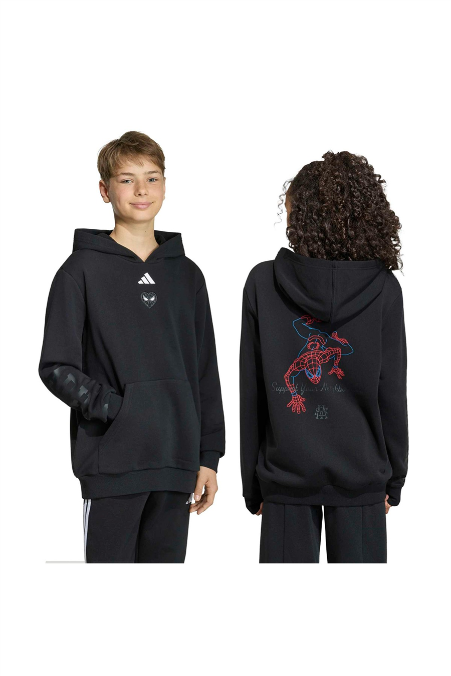 adidas Çocuk Sweatshirt ADIDAS MARVEL SPIDER-MAN HOODED SWEAT KG6130