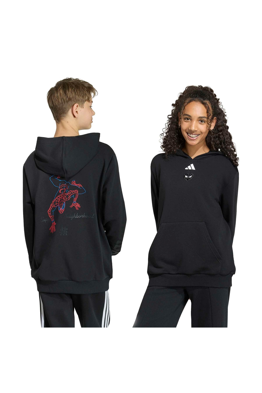 adidas Çocuk Sweatshirt ADIDAS MARVEL SPIDER-MAN HOODED SWEAT KG6130