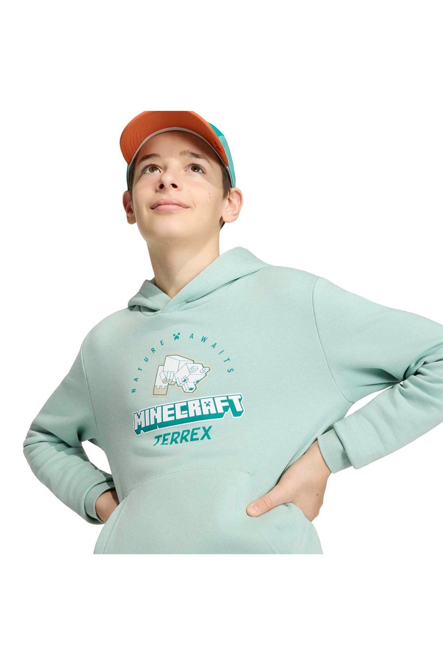 adidas Çocuk Sweatshirt Adidas Minecraft Terrex Hoodie KV6480