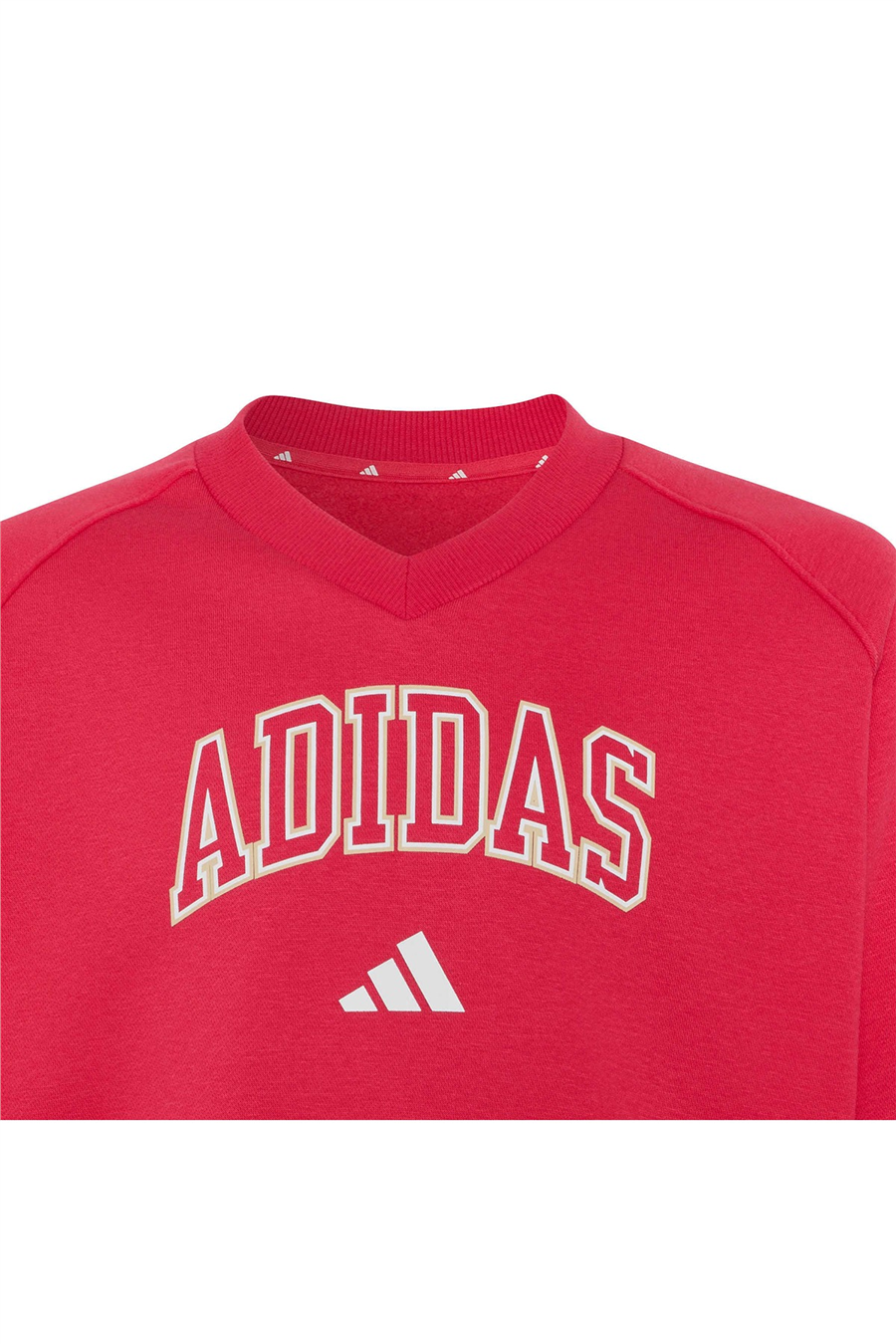 adidas Çocuk Sweatshirt Seasonals Collegiate Typography V-neck Junior Girls Sweatshirt KS5135