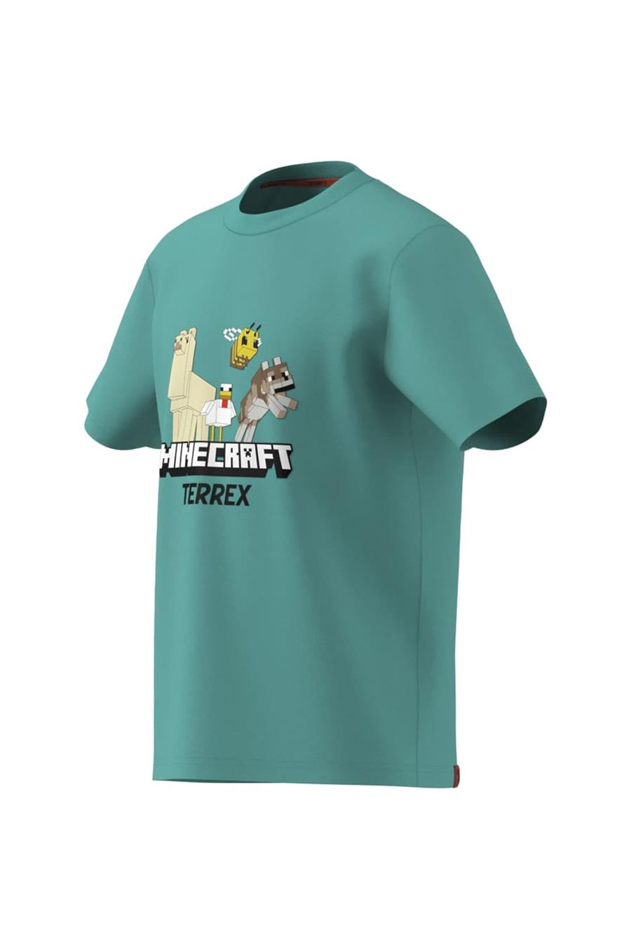 adidas  Çocuk Turkuaz  T-shirt K MC MT TEE JZ3588