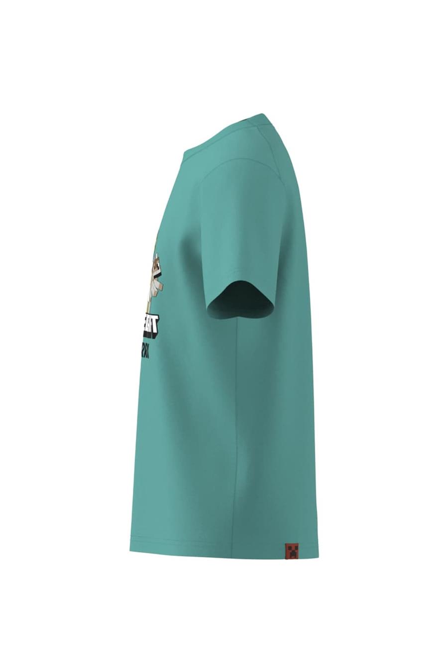 adidas  Çocuk Turkuaz  T-shirt K MC MT TEE JZ3588