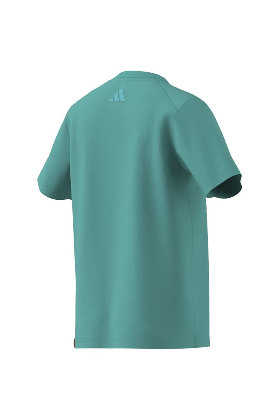 adidas  Çocuk Turkuaz  T-shirt K MC MT TEE JZ3588