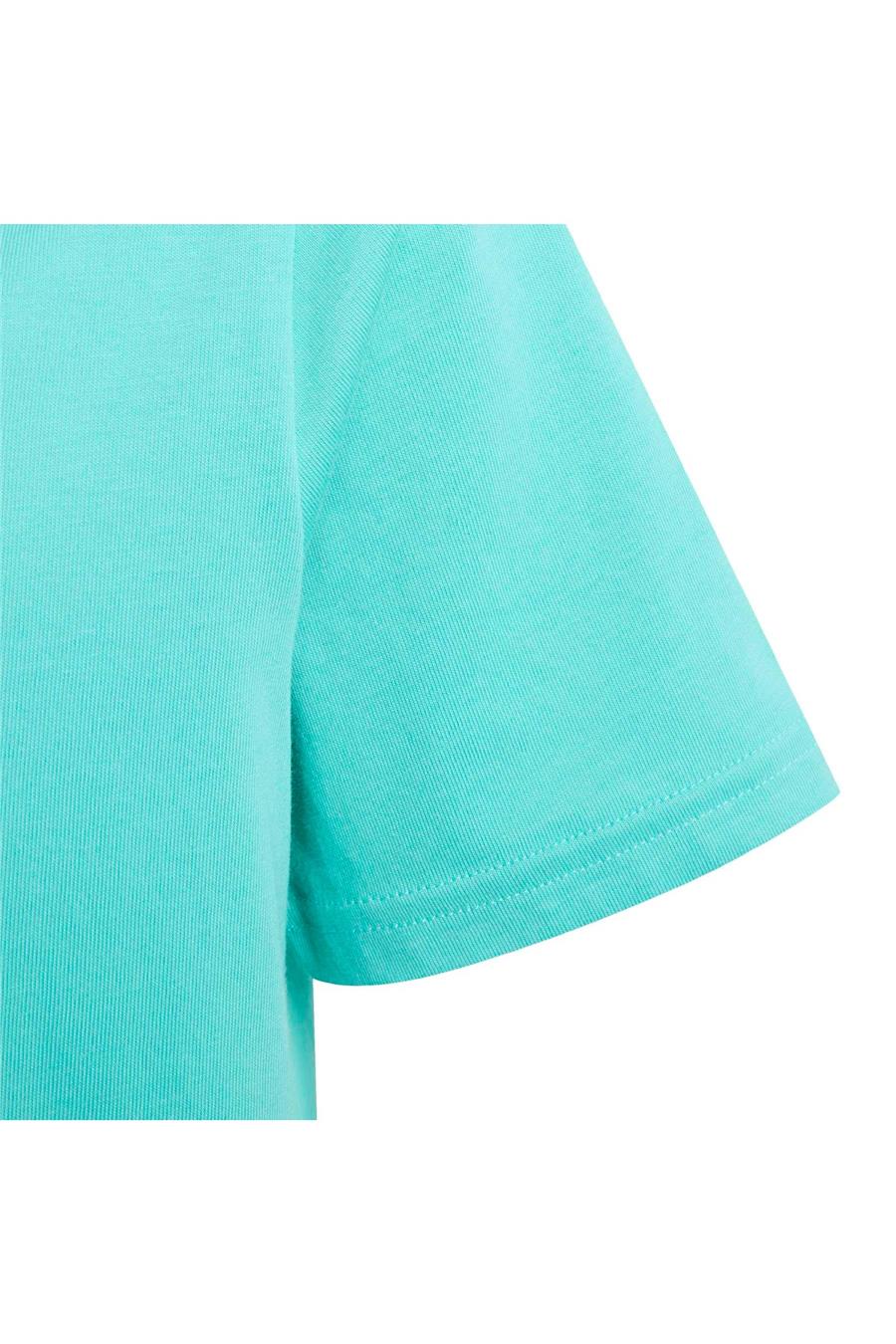 adidas  Çocuk Turkuaz  T-shirt K MC MT TEE JZ3588