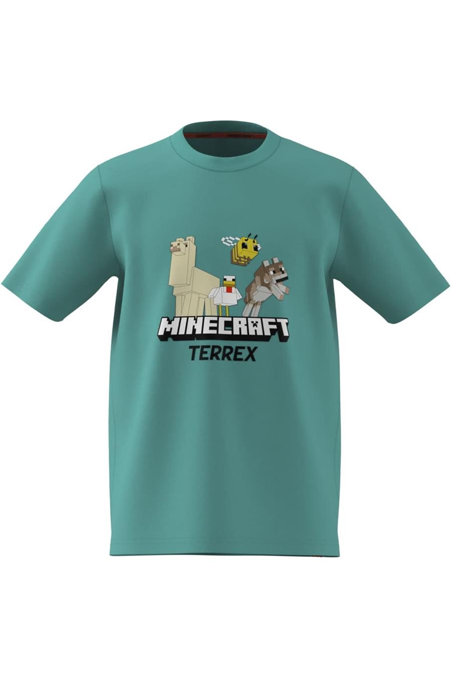 adidas  Çocuk Turkuaz  T-shirt K MC MT TEE JZ3588