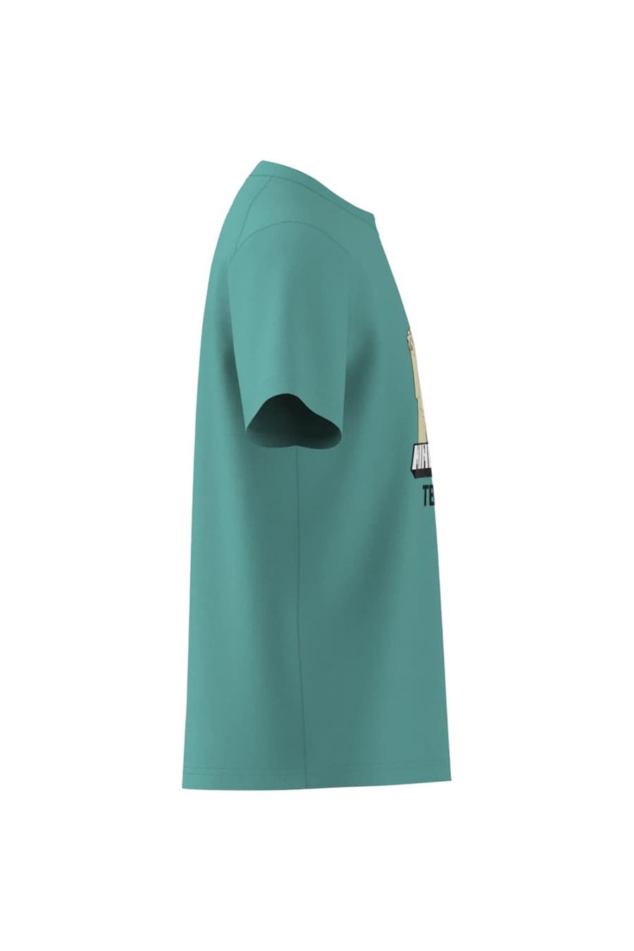 adidas  Çocuk Turkuaz  T-shirt K MC MT TEE JZ3588