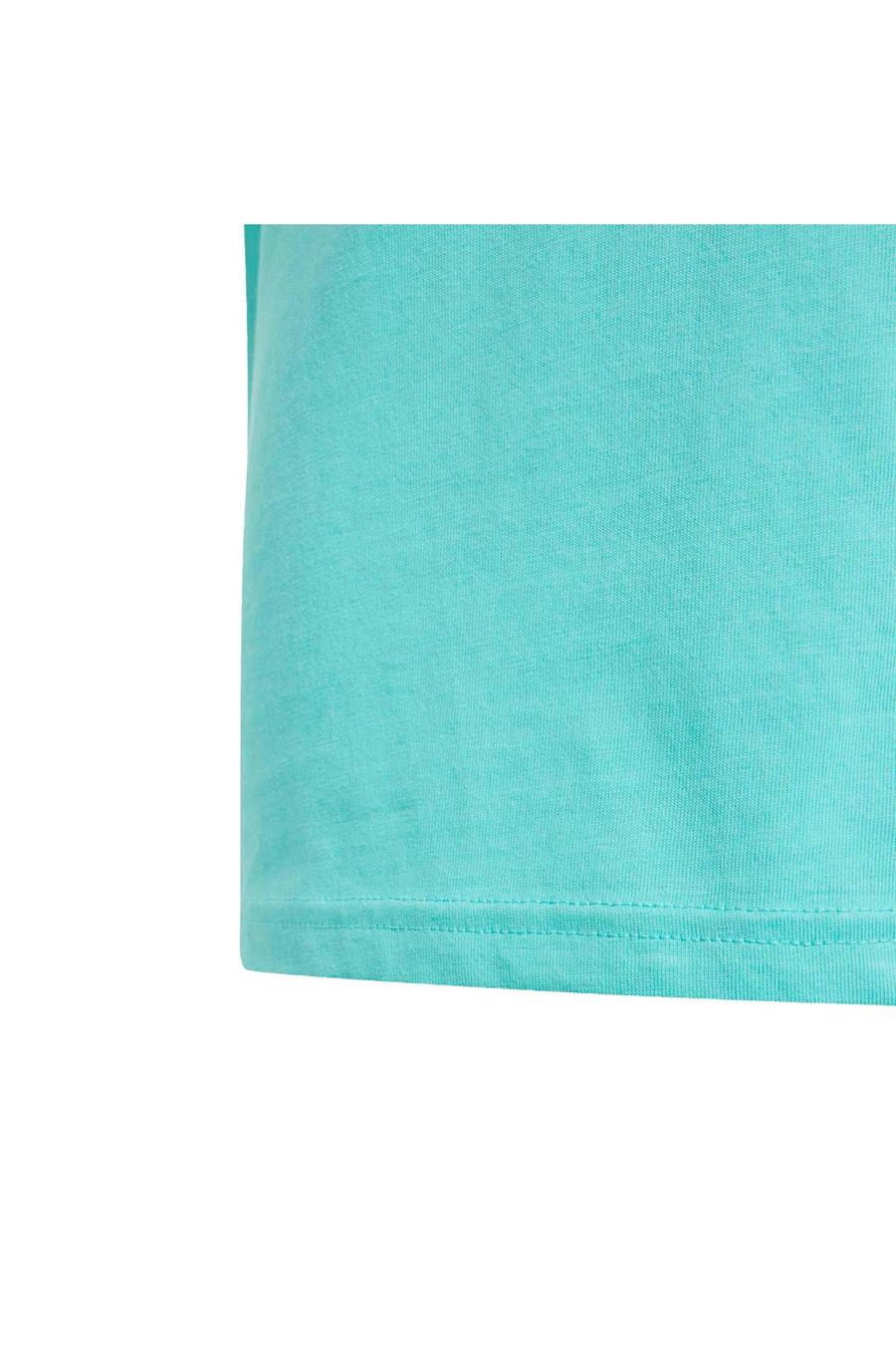 adidas  Çocuk Turkuaz  T-shirt K MC MT TEE JZ3588