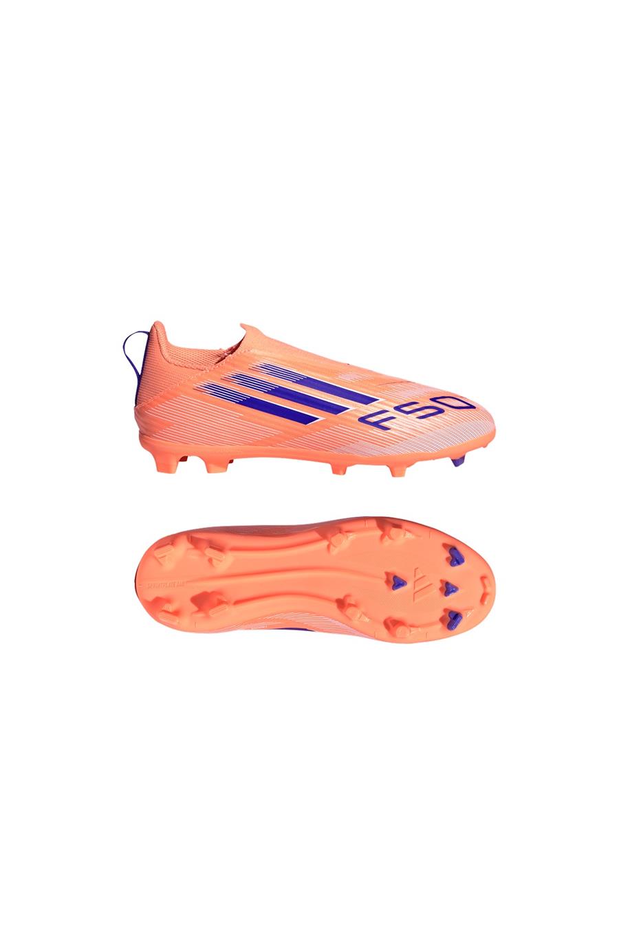 adidas Çocuk  Turuncu  Krampon F50 LEAGUE LL FG/MG J JH7742