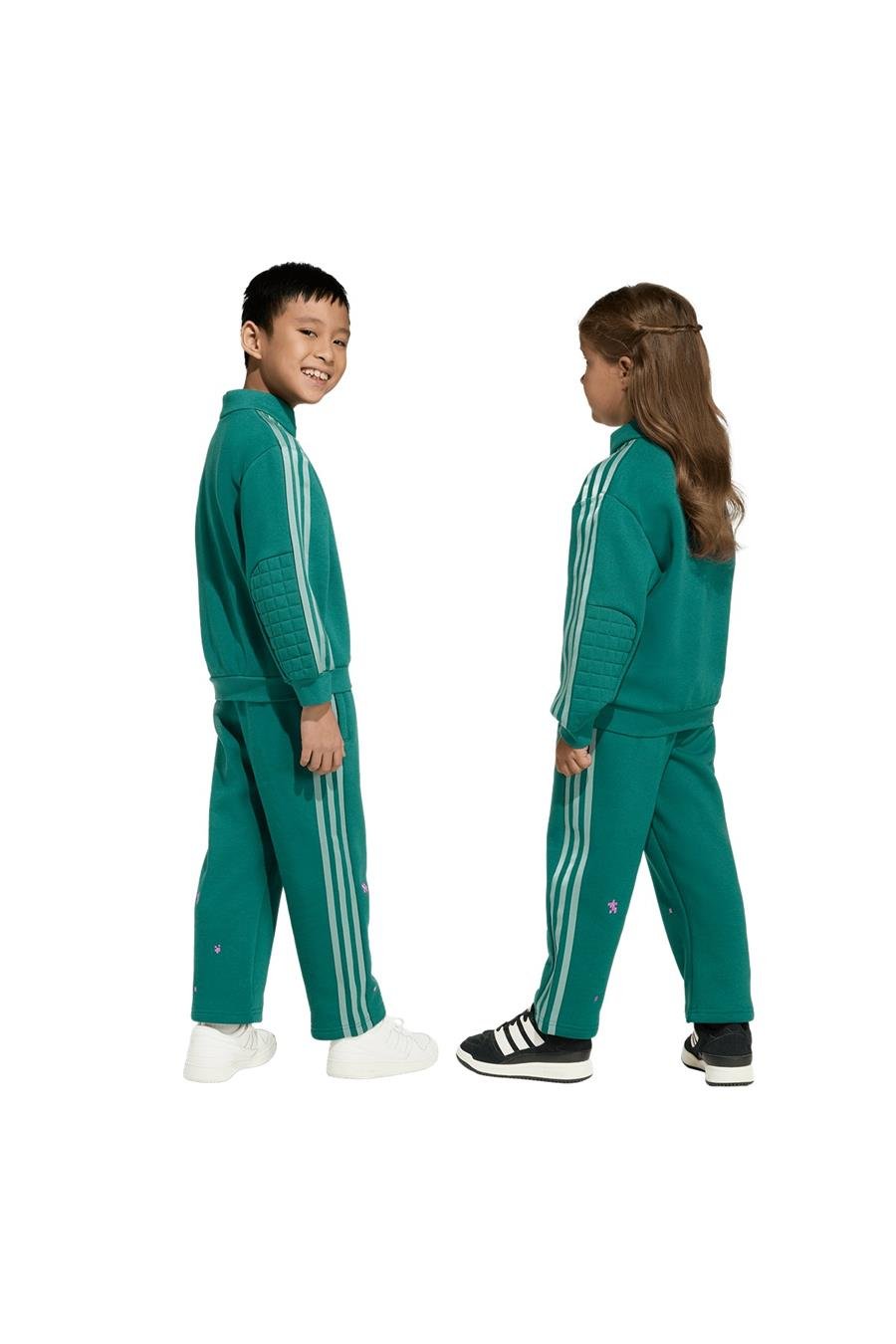 adidas Çocuk  Yeşil  Eşofman LO CREW SET KC8378