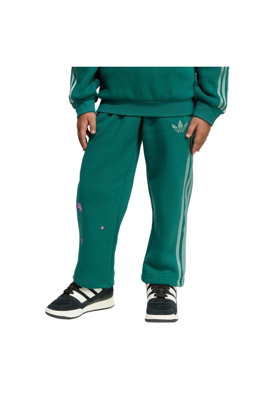 adidas Çocuk  Yeşil  Eşofman LO CREW SET KC8378