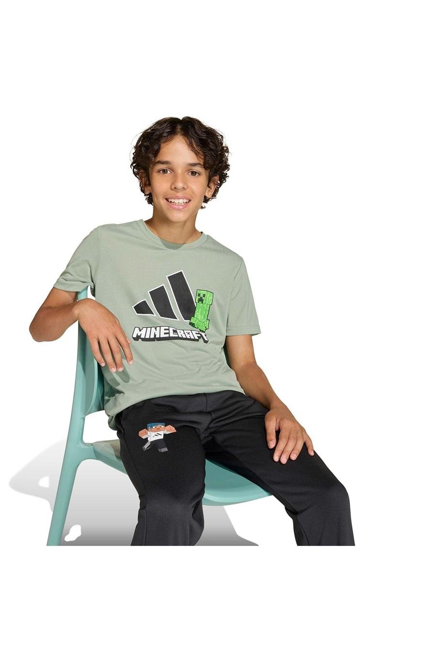 adidas Çocuk  Yeşil  T-shirt J MC TR TEE KD6873