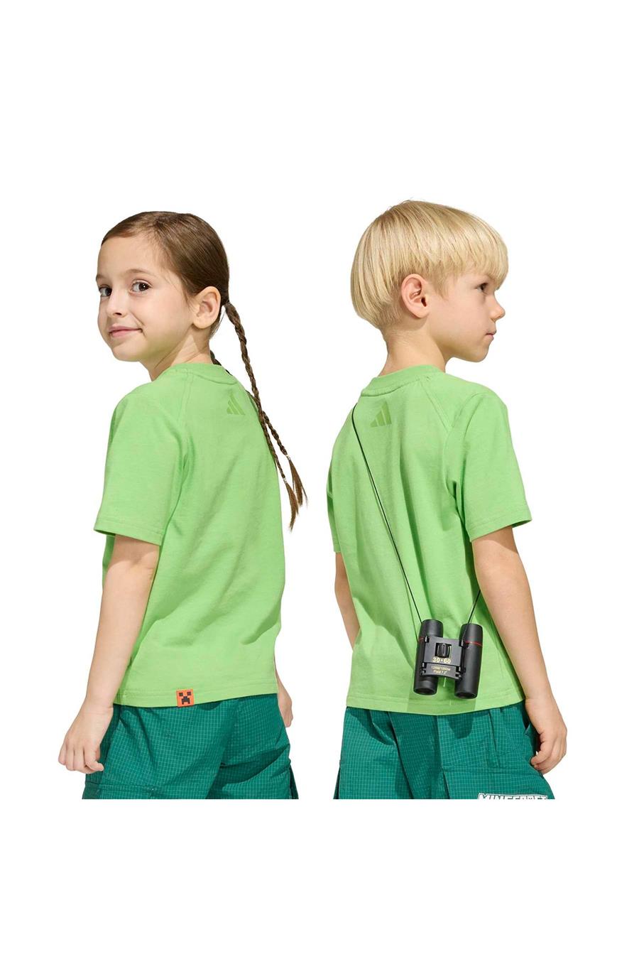 adidas  Çocuk Yeşil  T-shirt K MC MT TEE JZ3587