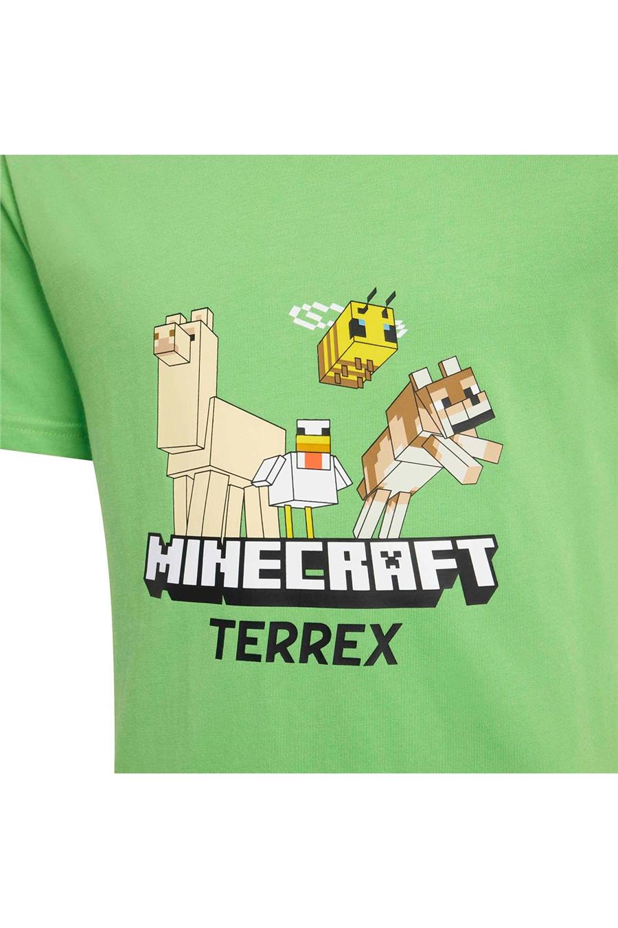 adidas  Çocuk Yeşil  T-shirt K MC MT TEE JZ3587