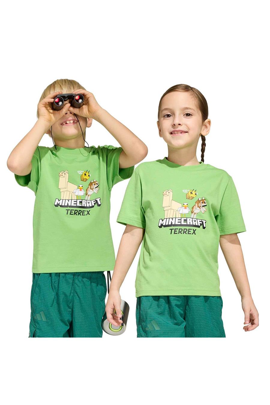 adidas  Çocuk Yeşil  T-shirt K MC MT TEE JZ3587