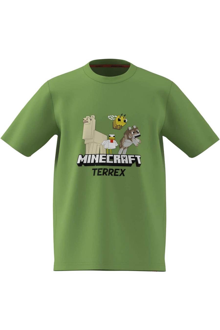 adidas  Çocuk Yeşil  T-shirt K MC MT TEE JZ3587