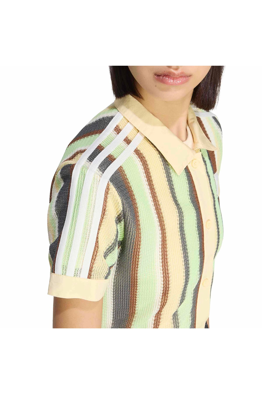 adidas Çok Renki  Kadın  Polo T-shirt CROPPED POLO KY8141