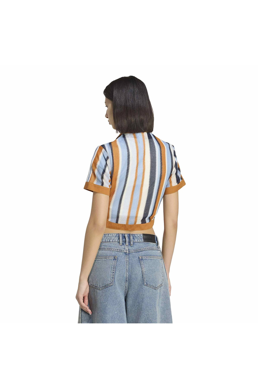 adidas Çok Renki  Kadın  Polo T-shirt CROPPED POLO KY8139