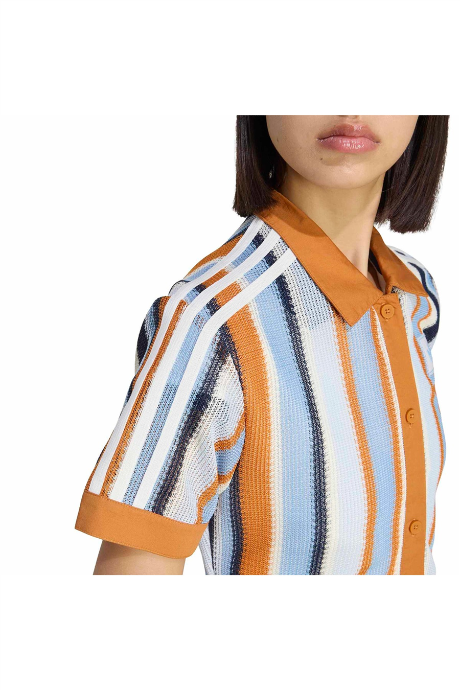 adidas Çok Renki  Kadın  Polo T-shirt CROPPED POLO KY8139