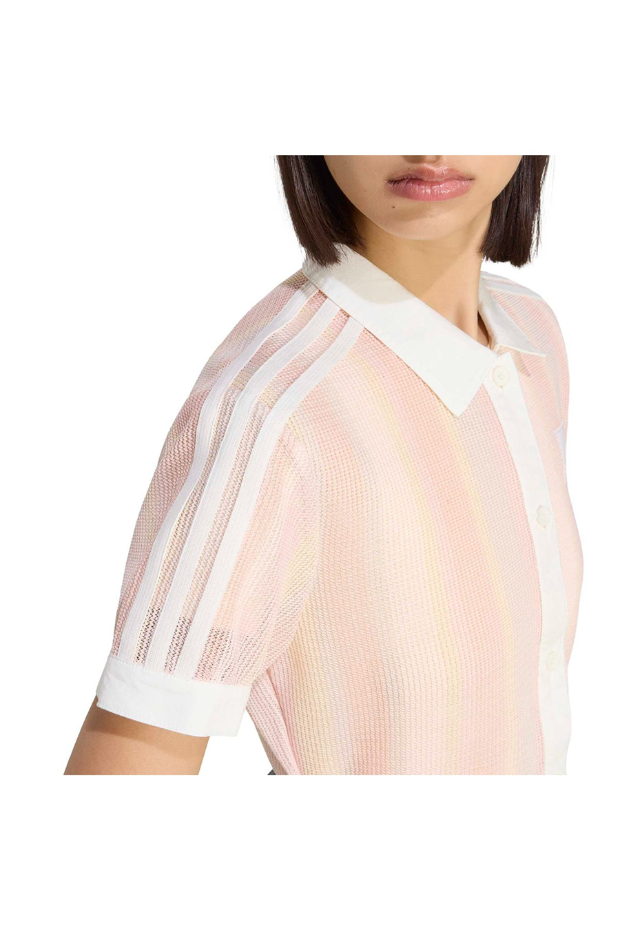 adidas Çok Renki  Kadın  Polo T-shirt CROPPED POLO KY8140